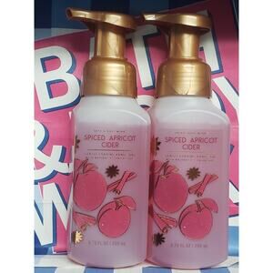 BBW Spiced Apricot Cider Gentle Foaming Hand Soap 2 Pack